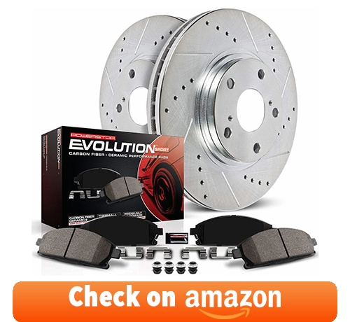 Power Stop K2067 Front Brake Kit with Drilled/Slotted Brake Rotors and Z23 reviews