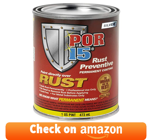 POR-15 45308 Silver Rust Preventive Coating