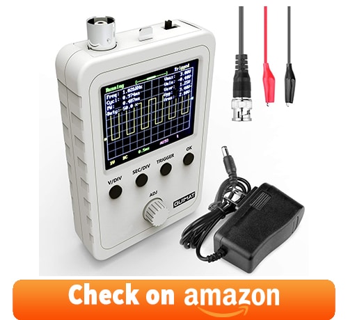 Quimat Updated 2.4" TFT Digital Oscilloscope Kit with Power Supply