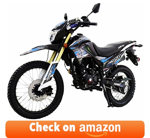 X-Pro Hawk DLX 250: one of the Best 4 Stroke Dirt Bikes for Trail Riding