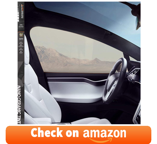 MotoShield Pro Premium Professional 2mil Ceramic Window Tint: best car window tint for heat reduction