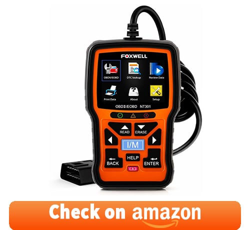 Best Foxwell NT301 OBD2 Scanner Professional Mechanic Tool for Check Engine Light 